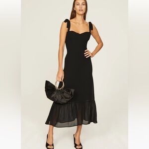 REFORMATION Nikita dress in navy floral 4P